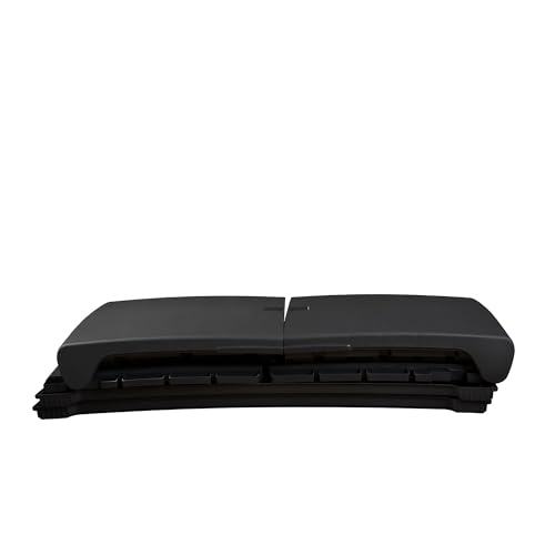 Ward Strata Outdoor Storage Bin, Hinged Lid, Black, 85 Gal