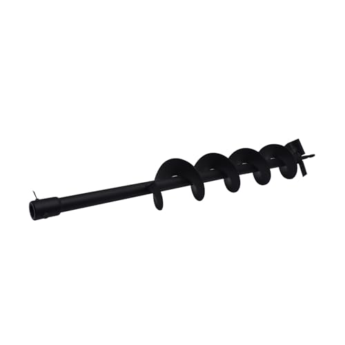 4-in Earth Auger Drill Bit, Garden Plant Flower Auger Rapid Planter Compatible Gas Powered Post Fence Hole Digger with 3/4 Shaft - size: 4 Earth Auger Drill Bit