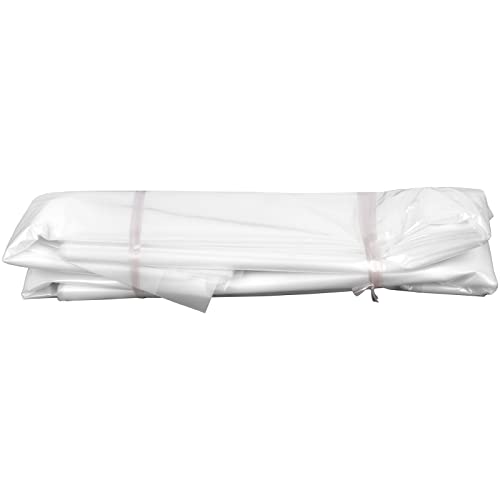 VEVOR Greenhouse Plastic Sheeting 15 x 40 ft, 6 Mil Thickness UV Resistant Clear Polyethylene Film, Hoop Green House Cover for Farms, Agriculture, Garden - size: 15 x 40 ft