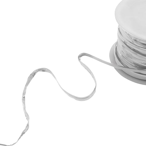 Metallic Twist Ties Roll, 4mm, 100 Yards, Silver - color: Silver