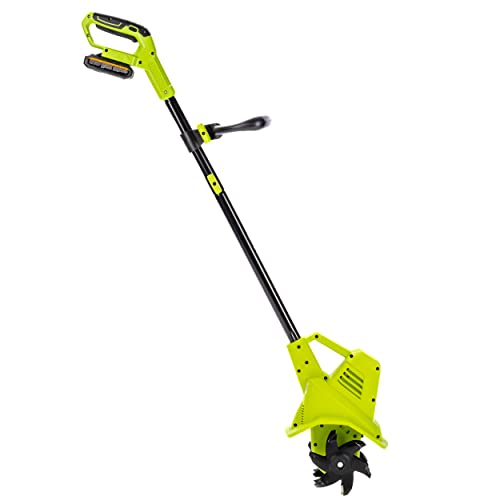 Earthwise TC70020IT 20V 7.5" Cordless Electric Garden Tiller Cultivator - style: 7.5-Inch, 20-Volt Cordless