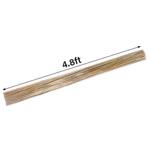 Natural Bamboo Plant Stake(Approx 5FT 30Pcs) Sturdy Bamboo Poles, Durable Plant Bamboo Stake, Garden Climbing Plant Bracket. - size: 4.8ft-30PCS