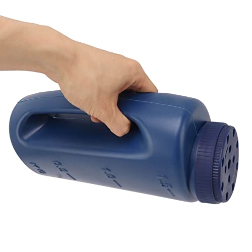 Hand Shaker Spreader, 2L Plastic Salt and Seed Spreader, Blue - color: Blue