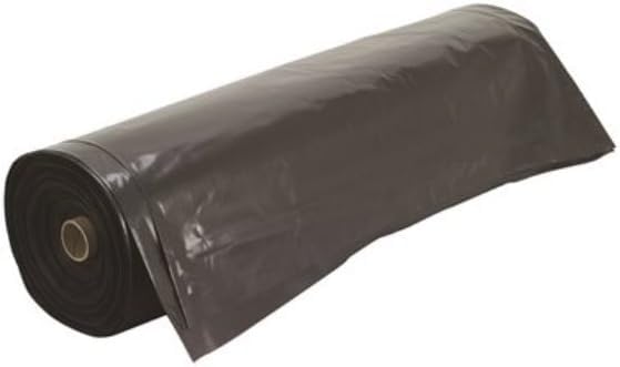 Frost King P1025B/6 Polyethylene Sheeting, 10' x 25' x 6 mil., Black (Pack of 6) - size: 10' x 25' (Pack of 6)