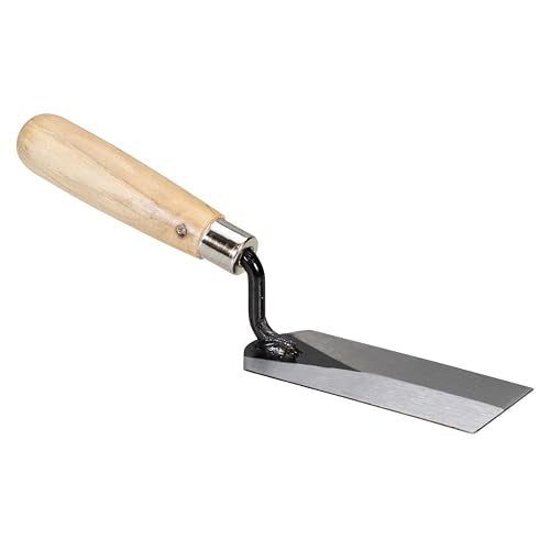 MARSHALLTOWN QLT Masonry Margin Trowel, 5 by 1 1/2 Inch Carbon Steel Blade, Wood Handle, Concrete, 934 (Pack of 2) - size: 5 x 1 1/2 Inch (Pack of 2)