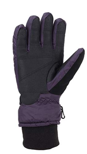 Carhartt Women's Waterproof Insulated Quilted Knit Cuff Glove - color: Nightshade, size: Medium