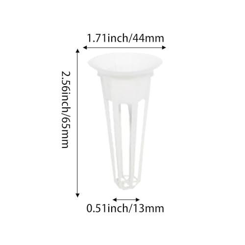 20 PCS Replacement Grow Baskets and Grow Domes Compatible with Aero Garden, Hydroponics Garden Accessories Basket Set,Plant Growing Container with Transparent Insulation Domes.