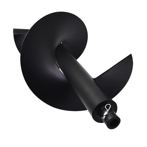 4-in Earth Auger Drill Bit, Garden Plant Flower Auger Rapid Planter Compatible Gas Powered Post Fence Hole Digger with 3/4 Shaft - size: 4 Earth Auger Drill Bit
