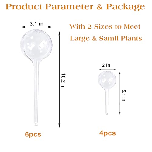 Plant Automatic Watering Devices, Clear Plastic Plant Self-Watering Bulb - color: B. Clear-6l4s