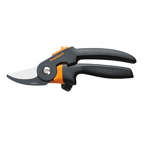 Fiskars PowerGear2 Bypass Pruning Shears, 3/4" Cut Capacity Garden Clippers, PowerGear2 (Pack of 6) - size: PowerGear2 (Pack of 6)
