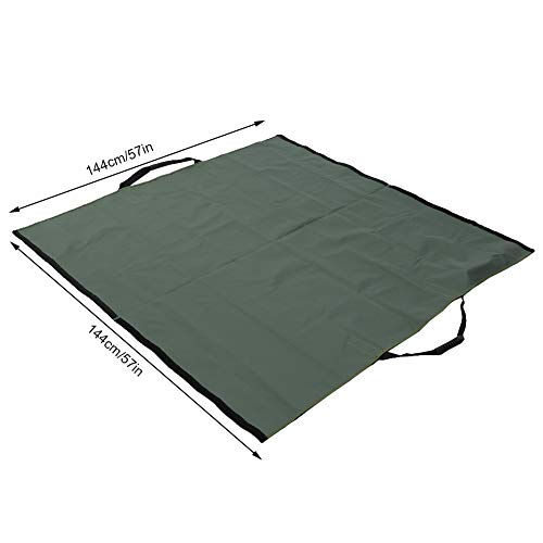 Leaf Tarp for Collecting Leaves, Large Capacity Oxford Cloth Foldable Leaf Bucket Leaf Collector Bag Reusable Yard Waste Bags Leaf Bag Holder for Collecting Leaves