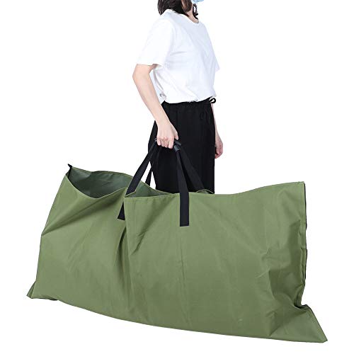 Leaf Tarp for Collecting Leaves, Large Capacity Oxford Cloth Foldable Leaf Bucket Leaf Collector Bag Reusable Yard Waste Bags Leaf Bag Holder for Collecting Leaves