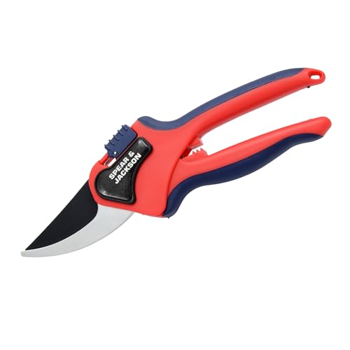 Spear & Jackson Razorsharp Large Bypass Pruning Shears, Heavy Duty Garden Clippers for Clean Cuts Ergonomic Handles and Durable Steel Blades - style: Large Bypass