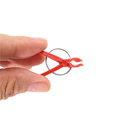 Suxgumoe Plants Graft Clips, 100PCS Plastic Round Mouth Grafting Clips Gardening Tool for Cucumber Eggplant Tomato Watermelon