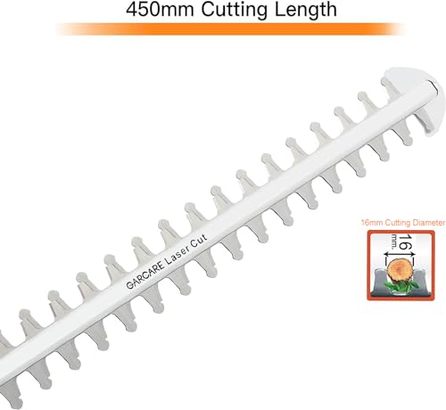 GARCARE 2 in 1 Electric Pole Hedge Trimmer Corded 18 inch Blade 4.8Amp 600W - size: 2 in 1 - 18 inch