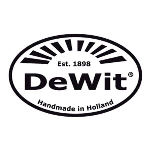 DeWit Drop Grip Hand Plow – Dutch Garden Tool, Ash Wood Handle, Dual Bulb Grip, 22.4" Length, Mini Furrow Opener for Raised Beds & Soil Cultivation