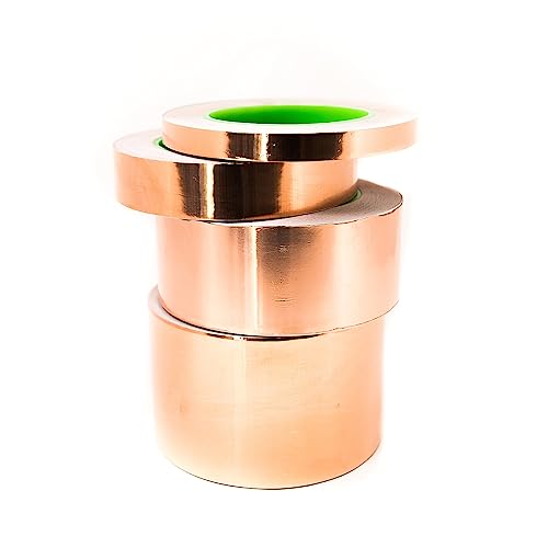 Bertech Copper Conductive Tape, 4-inch x 36 Yards, Copper (CFT-4) - size: 4 Inches