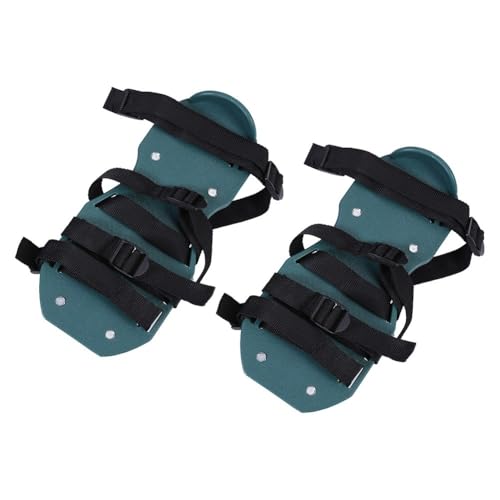 Lawn Aerator Shoes with 26 Spikes – Adjustable 3-Strap or 4-Strap Design for Soil Aeration, Yard and Garden Care(4 Straps) - size: 4 Straps