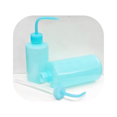 pson 2Pcs Squeeze Wash Bottle Watering Can, 250ML and 500ML Plastic Irrigation Bottle for Succulents, Indoor Plants, Cleaning(Blue) - color: Blue