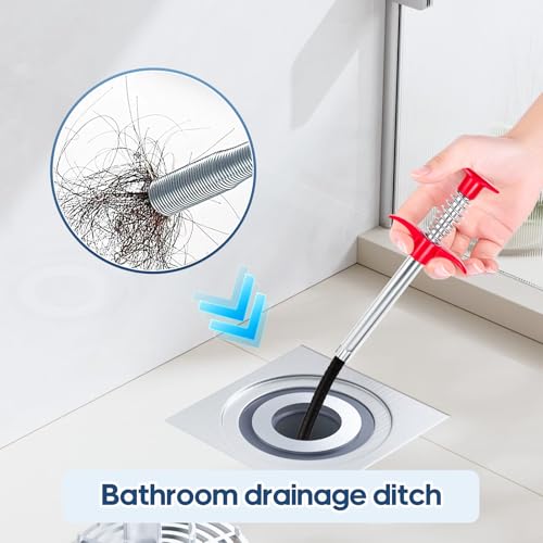 Flexible Grabber Tool (4 Claws), Snake Drain Hair Removal Tool - color: 35 inches