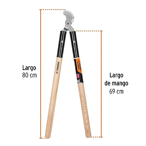 TRUPER T-40 33" Heavy Duty Wood Handle Bypass Lopper