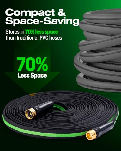 Lightweight Garden Hose 15 ft, Flexible Kink-Free Water Hose - size: 15 FT