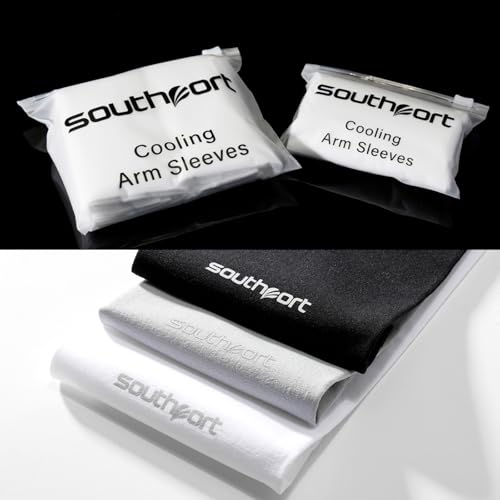 SOUTHPORT Unisex Cooling Compression UV Protection Sports Arm Sleeves - color: Grey