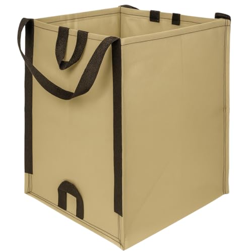 DURASACK Heavy Duty Home and Yard Bags, Khaki - color: Khaki