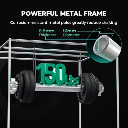 Mars Hydro 4x4 Smart Grow Tent Kit FC-4800 Grow Light Indoor Plant Growing - size: 48" × 48" × 80"