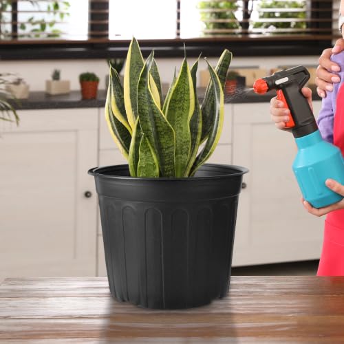 24 Pack 3 Gallon Nursery Pots Thickened Soft Black Plastic Plant Pots - size: 3Gallon(24pack)