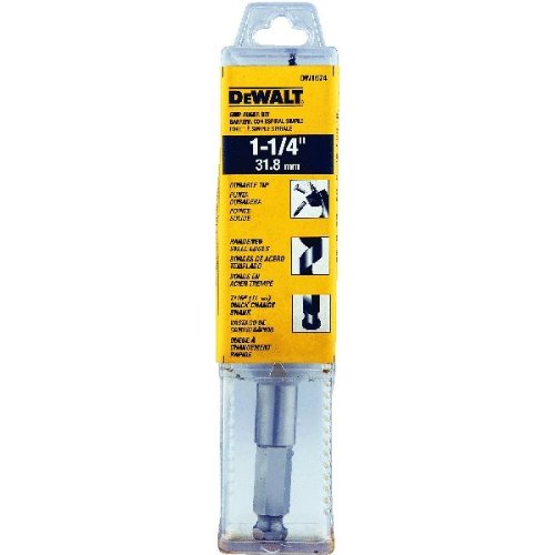 DEWALT Drill Bit, Ship Auger, 1-1/4 Inch x 6 Inch (DW1674) - style: 1-1/4-Inch