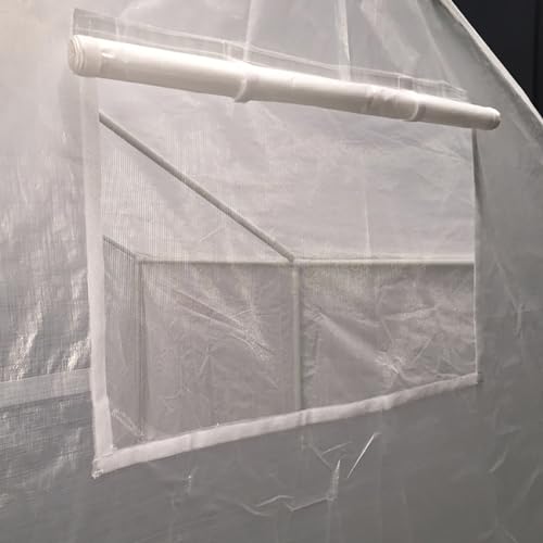King Canopy 10-ft by 10-ft Greenhouse Replacement Cover, 180gsm Translucent/Opaque Polyethylene, GH1010T