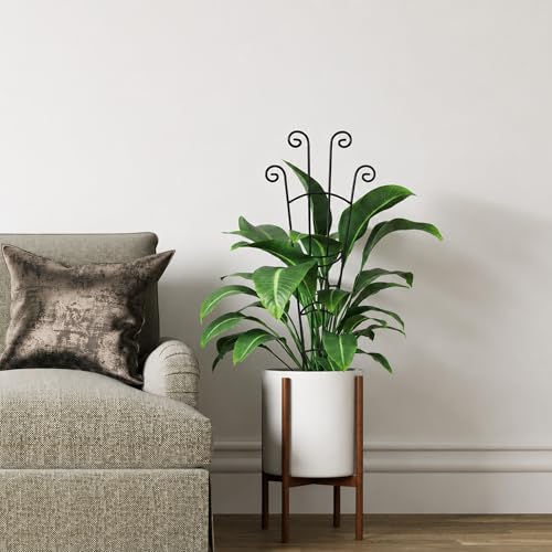 32.6in Plant Trellis for Climbing Plants Indoor, Expandable Large Metal Trellis for Potted Plants, Heavy-Duty Tall Pothos Plant Climber Support for Ivy Pothos Hoya Monstera, 4P - size: 32in, 4p