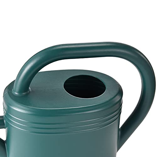 Watering Can 1 Gallon for Indoor Plants, Garden Watering Cans Outdoor Plant House Flower, Gallon Watering Can Large Long Spout with Sprinkler Head (Green) - color: Green