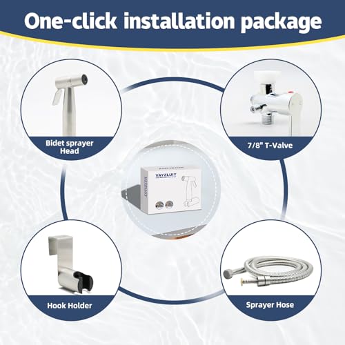 Handheld Bidet Sprayer for Toilet, Hot & Cold, Adjustable Water Pressure - style: Warm and Code