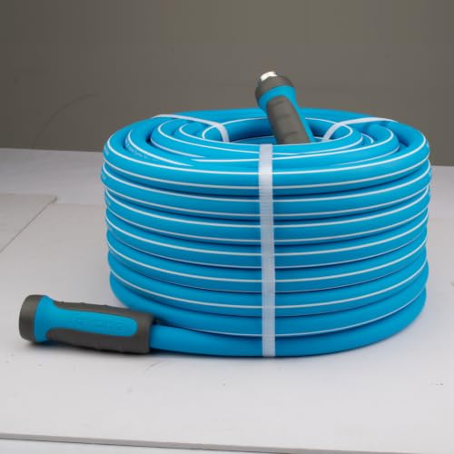 FEVONE Heavy Duty Garden Hose 80 ft, Hybrid Polymer Water Hose - size: 80' (feet)