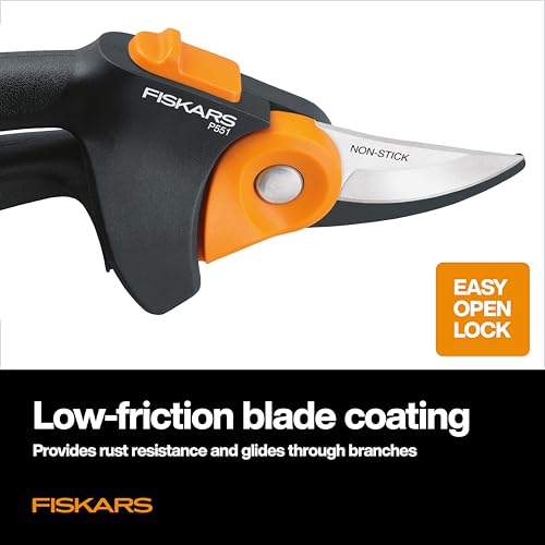 Fiskars PowerGear2 Bypass Pruning Shears, 3/4" Cut Capacity Garden Clippers, PowerGear2 (Pack of 6) - size: PowerGear2 (Pack of 6)