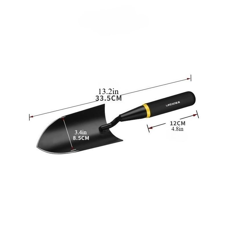 Flower Planting Shovel Pointed Blade Ergonomic Handle for Vegetable Planting, Weeding, Transplanting and Loosening Soil, A1