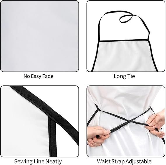 Funny Apron for Men Women Baking Gardening Sewing BBQ Waterproof Cute Gifts - color: Highland Cow