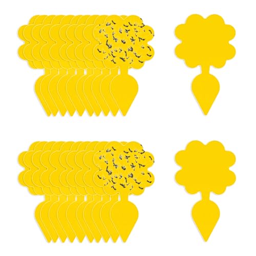 Outdoor Sticky Traps for Garden Pests - 20 PCS Yellow Fly Traps - color: Color F-20PCS