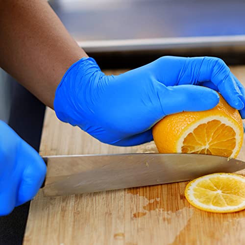 PEIPU Nitrile Disposable Gloves,Powder Free, Cleaning Service Gloves, Latex Free - size: Medium (Pack of 100), style: 100 Pcs
