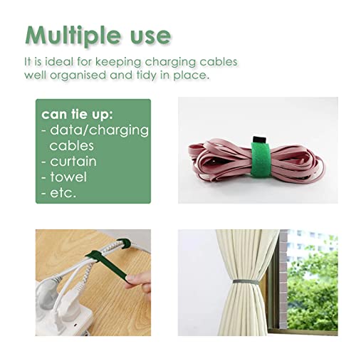 Garden Tie Green Tape, Plant Supports, Gentle On Plants (65.6ft × 0.6 inch, 1 roll, Green) - size: 65.6ft
