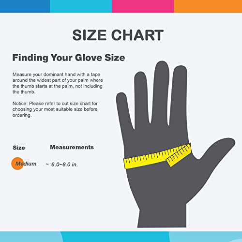 Bamllum Gardening Gloves for Women, Leather Garden Gloves - color: Shuicailv