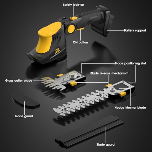 Hedge Trimmer Cordless for DEWALT 20V MAX Battery(Battery Not Included)