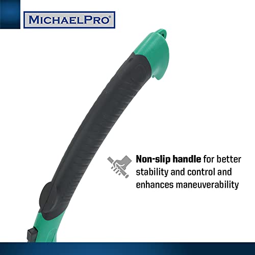 MichaelPro MP018007 Folding Hand Saw, Pruning Saw | 11” Rugged Blade with Non-Slip Grip for Tree Pruning, Camping, Gardening, Hunting. Cutting Wood, PVC