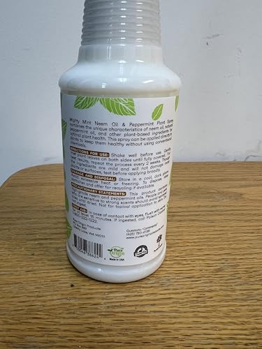 Mighty Mint Neem Oil & Peppermint Plant Nutrient Spray, 16 oz - size: 16 fl oz