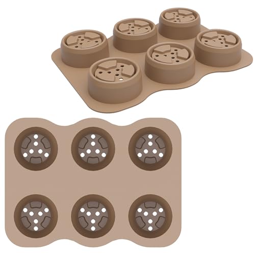 Seed Starter Trays, 2 Pack 6 Cells Seed Starter Kit, Silicone Plant Germination Trays Gardening Starter Kit, Reusable Seed Starter Tray for Plant Germination, Seeds Growing - color: 2 Pack 6 Cells