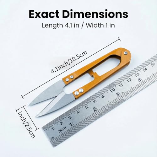 3 Pack 4.1Inch Bonsai Pruning Scissors, Bud And Leaves Trimmer Yarn Thread Cutter Snips Trimming Supplies, Garden Plants, Gardening Clippers Flower, Stainless Steel Pruners Trimmers