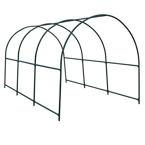 Greenhouse Replacement Frame for 12'X7'X7' Larger Hot Garden House , Support Arch Frame Climbing Plants/Flowers/Vegetables (12'X7'X7') - size: 12'X7'X7'