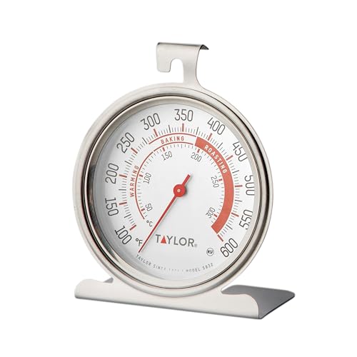 Taylor Precision Products Large Dial Thermometer, Silver - size: Pack of 1